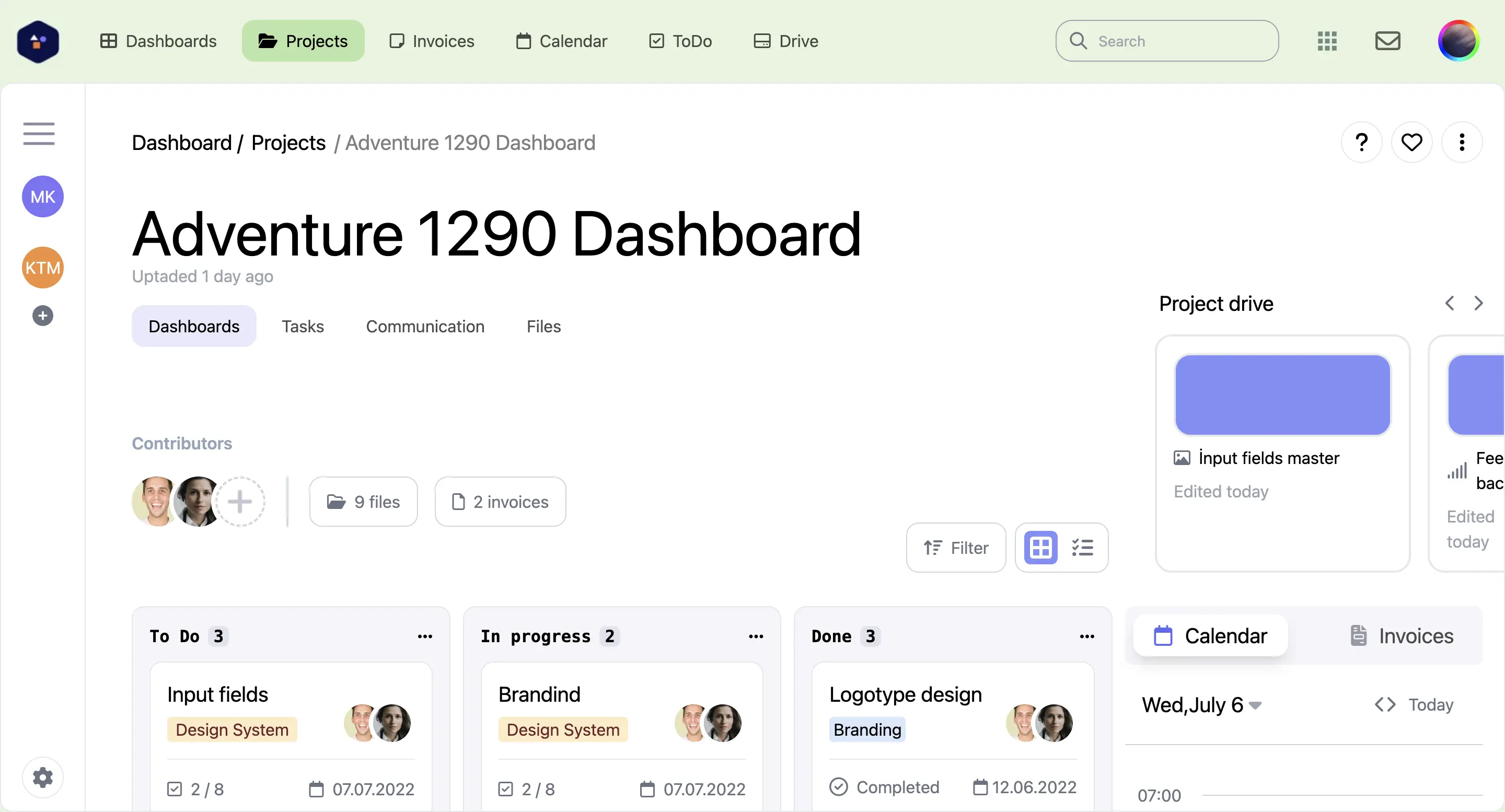 Tailwind Dashboard