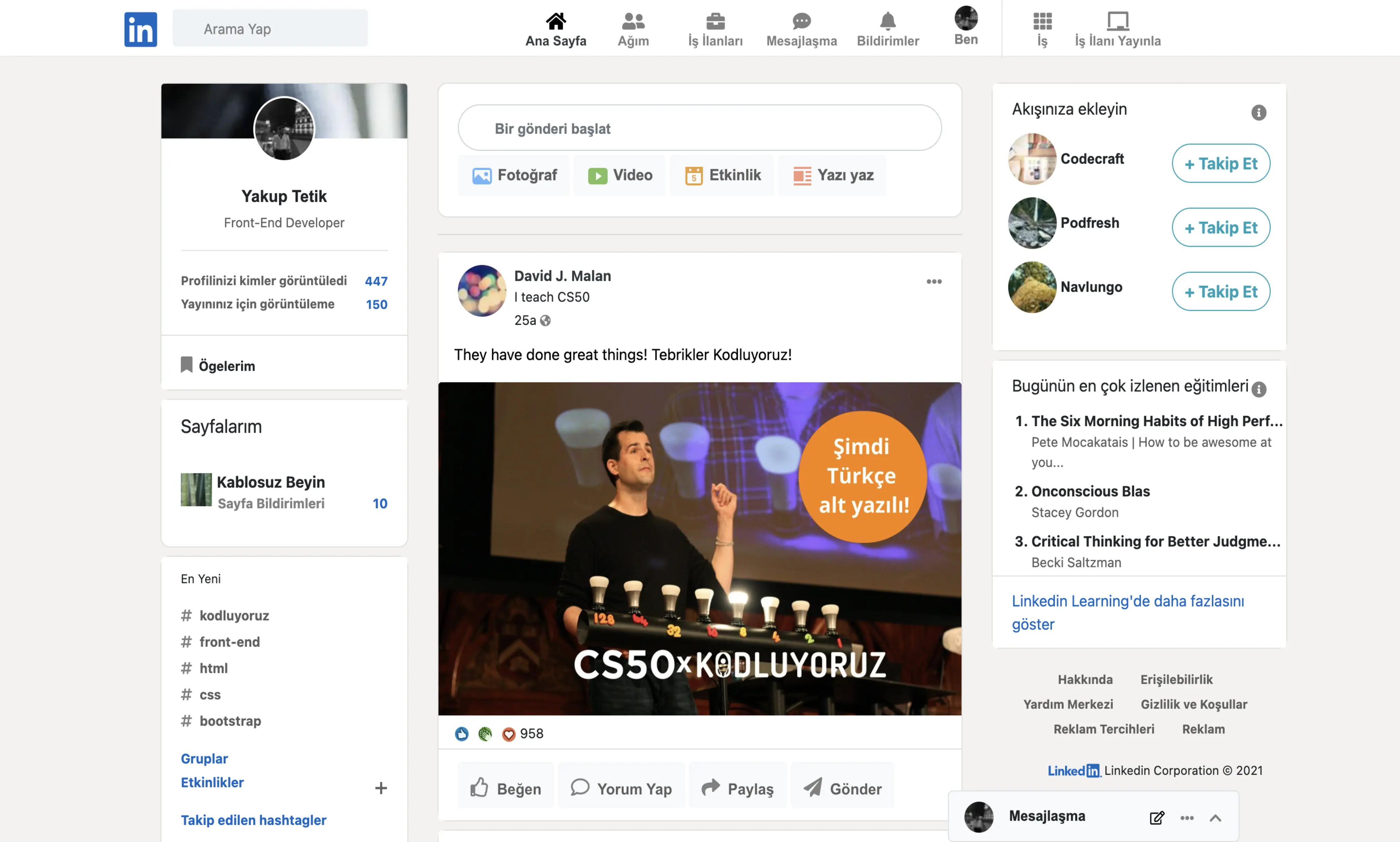 LinkedIn Clone